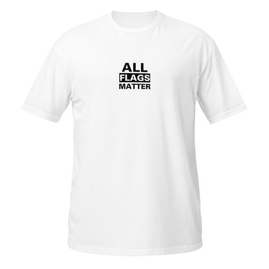 All Flags Matter Logo Shirt - White
